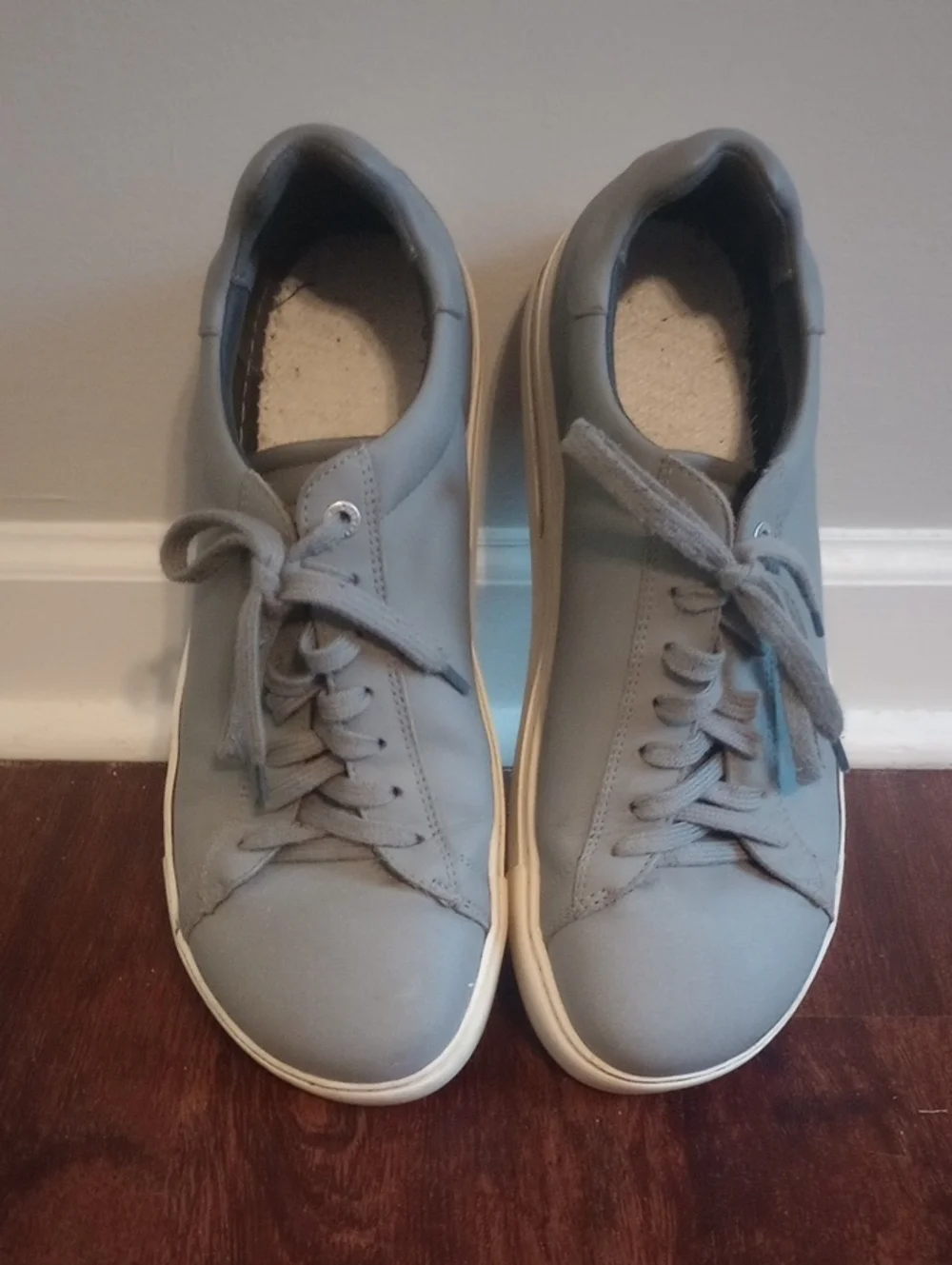 Light Gray Men's Lace-Up Sneakers